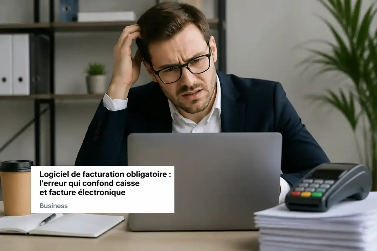 Logiciel de facturation obligatoire : l'erreur qui confond caisse et facture électronique