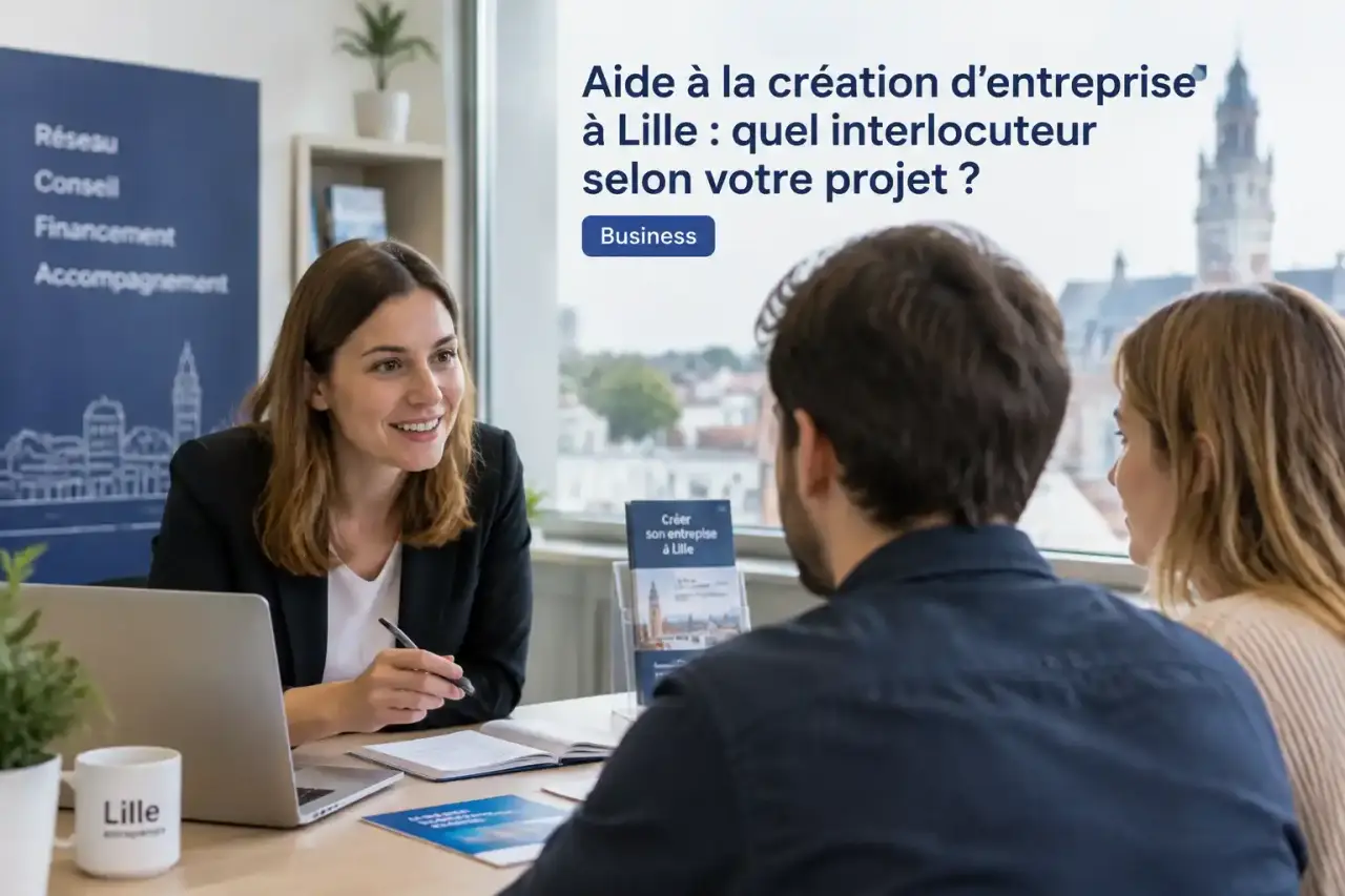 Aide à la création d’entreprise à Lille : quel interlocuteur selon votre projet ?