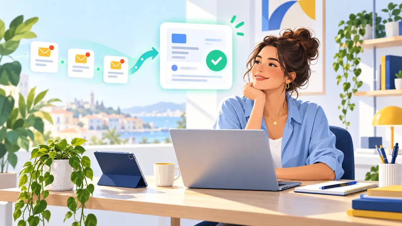 Freelance suivant le paiement de ses factures depuis un tableau de bord